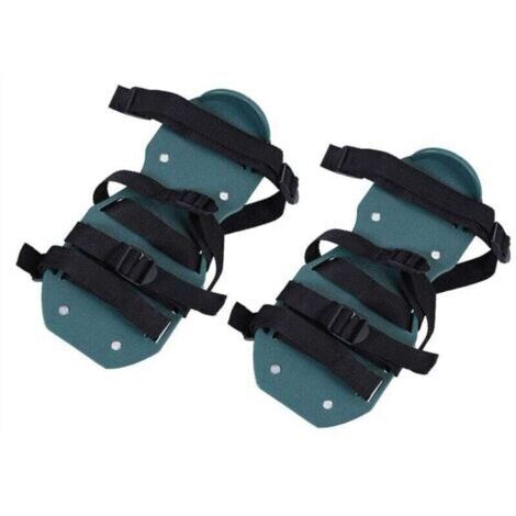 Chaussure Aérateur Pelouse, Chaussure a Clou pour Ragreage avec 4 Sangles Réglables Sandales pour Une Pelouse Parfaite, pour Scarificateur de Pelouse Ou de Cour