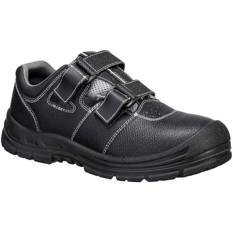 Portwest - chaussure composite s1 esd sr fo - taille 43 - noir/gris