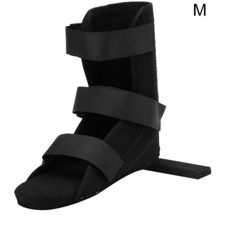 Chaussure de fracture professionnelle pour cheville - Attelle de correction articulaire pour entorse - Noir Taille M