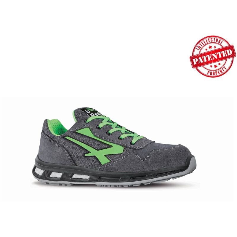 U-power - Chaussures de sécurité basses point esd S1P src - Gris/Vert 35