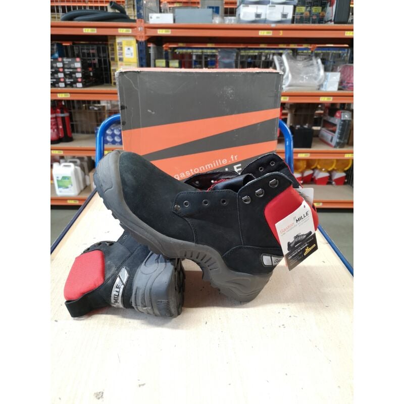 Chaussures de sécurité haute S3 noir taille 47 Gaston Mille road ONCO347