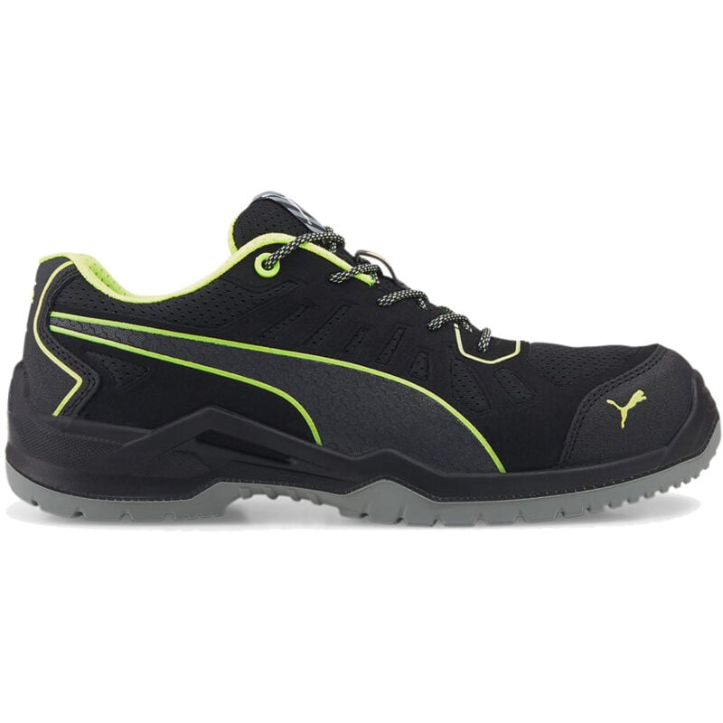 Puma Safety Shoes - puma chaussures de sécurité Fuse tc Green Low taille 42 noir / vert - 64.421.0-42