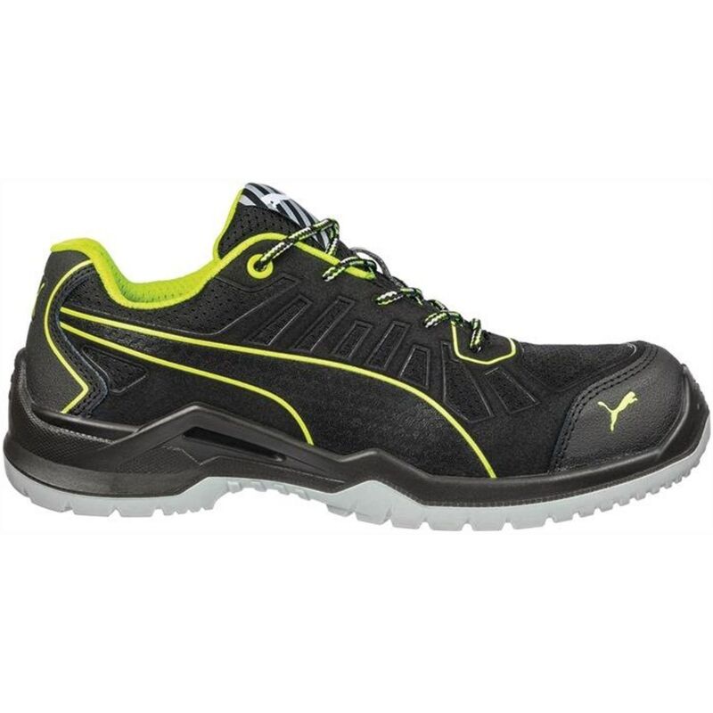 Puma Safety Shoes - puma Fuse tc Green Low 644210-43 antistatique (esd) Chaussures de sécurité S1P Pointure (eu): 43 noir, vert 1 pc(s) Q929812
