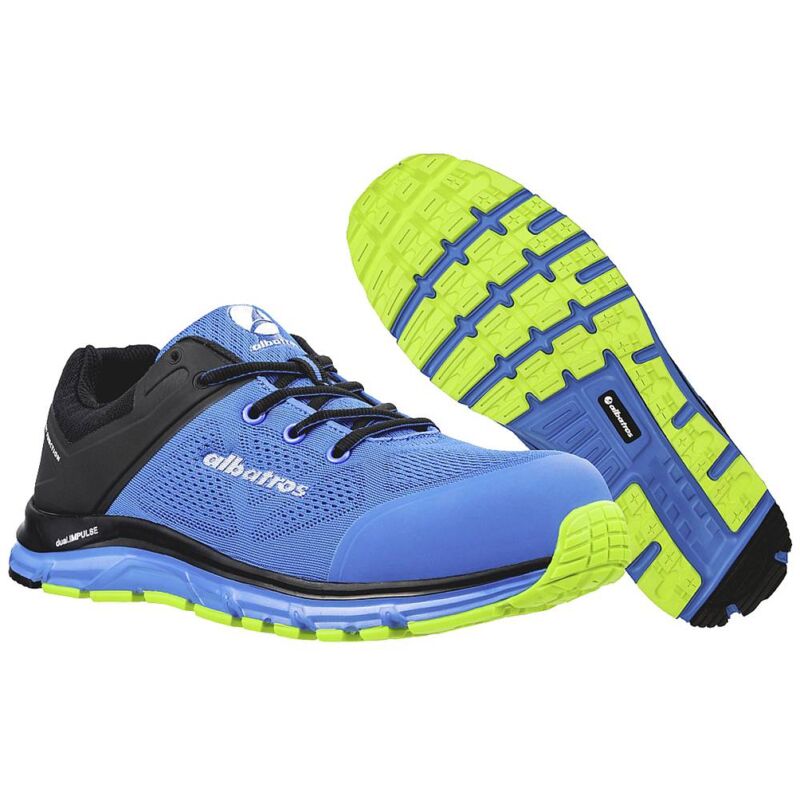 Albatros lift blue impulse low 646610-43 antistatique (esd) Chaussures de sécurité S1P Pointure (eu): 43 bleu, noir 1 p