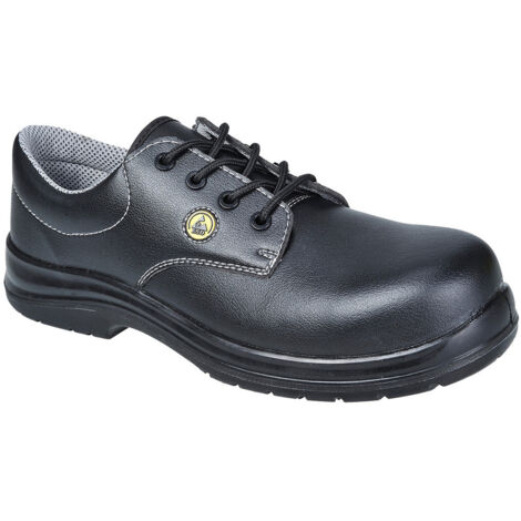 Chaussure de sécurité à lacets Composite ESD S2 couleur : Noir taille 38 - PORTWEST