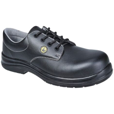 Chaussure De Sécurité à Lacets Composite Esd S2 Couleur : Noir Taille 43 - Portwest