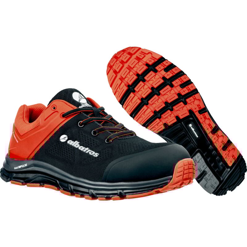 Lift red impulse low S1P esd hro sra - Chaussures de sécurité - noir/rouge 39
