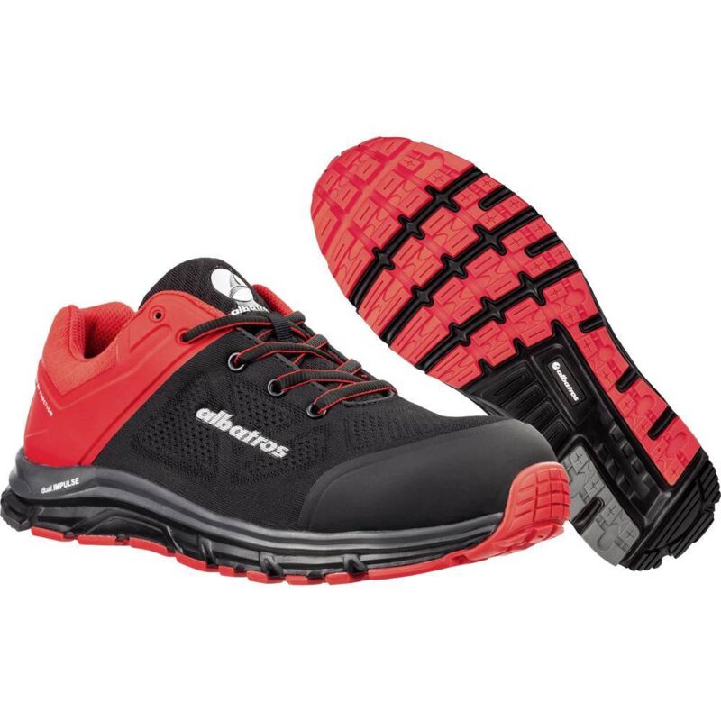 Albatros - lift red impulse low S1P esd hro sra - Chaussures de sécurité - noir/rouge 40