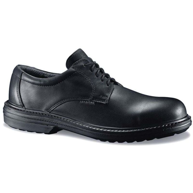 Calzatura di sicurezza bassa in pelle Lemaitre S3 Pegase SRC 100% non metallica Nero 44