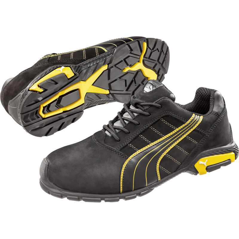 Puma Safety Shoes - Chaussures de sécurité Amsterdam low S3 src - noir/jaune 42