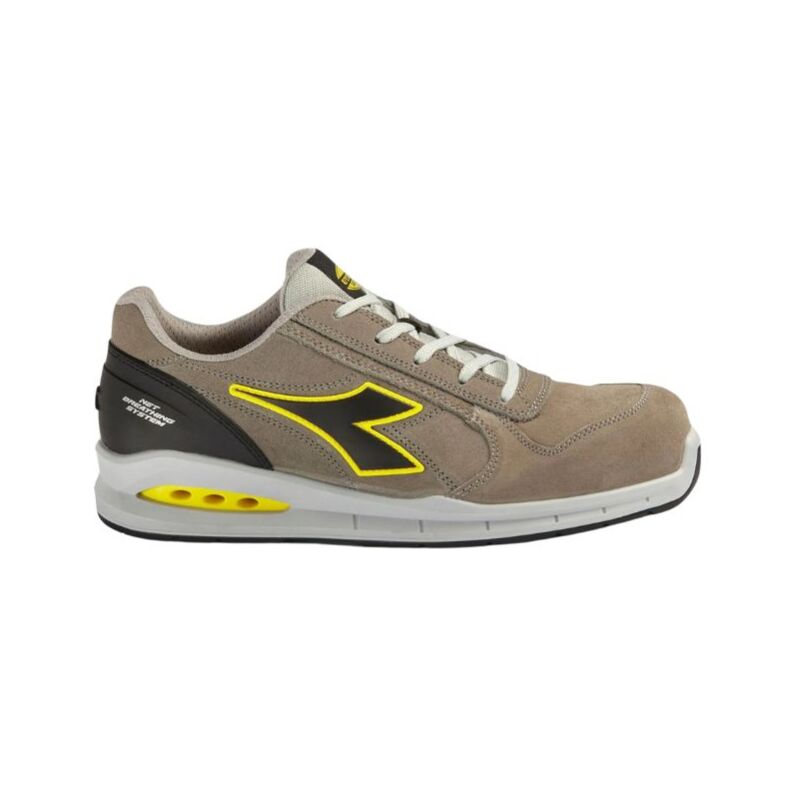 Chaussure de sécurité basse beige Diadora utility run net ab low S3S fo sr - 181148C8700 42