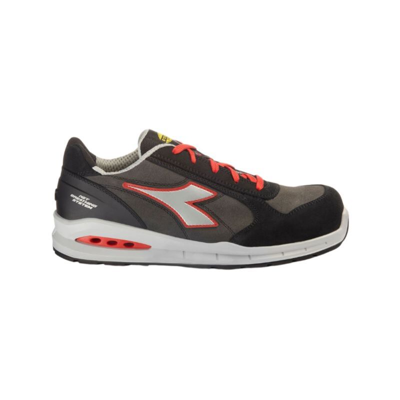Chaussure de sécurité basse gris argent Diadora utility run net ab low S3S fo sr - 181148C9034 43
