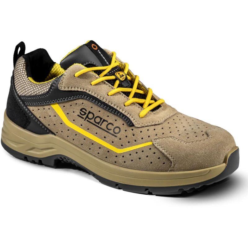 Sparco - 07538TAGI Indy Colton esd S1PS sr Chaussure de sécurité Tan/Jaune 43