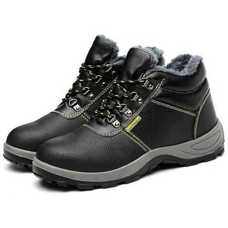 Chaussure de Sécurité Bottes Impermeable Chaussures de Travail Embout Protection Acier Semelle Protection Antidérapante Chaussures de Randonnée-39EU
