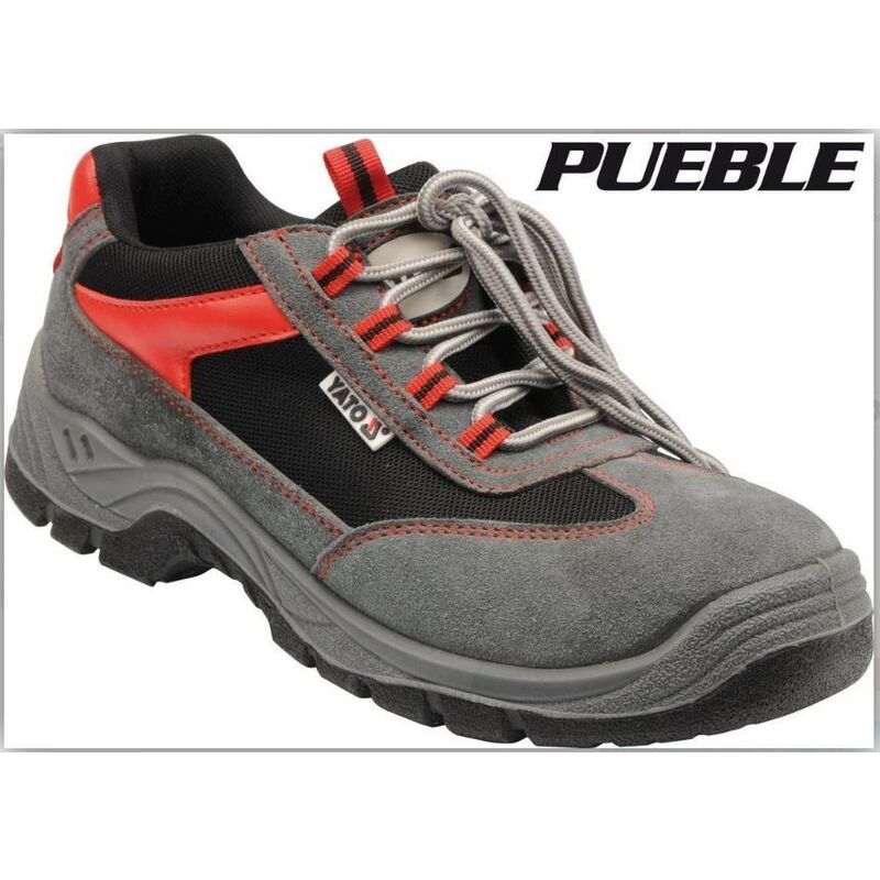 Chaussure de sécurité confortable cuir et tissus 45