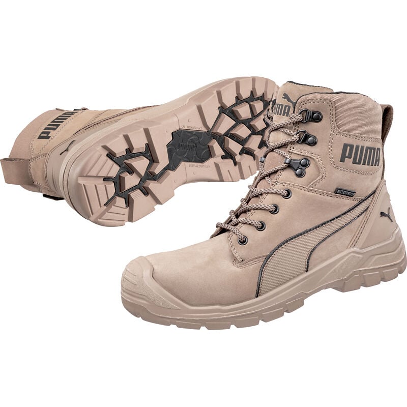 Chaussures de sécurité Conquest STONE HIGH S3 CI HI HRO SRC - marron/gris 42