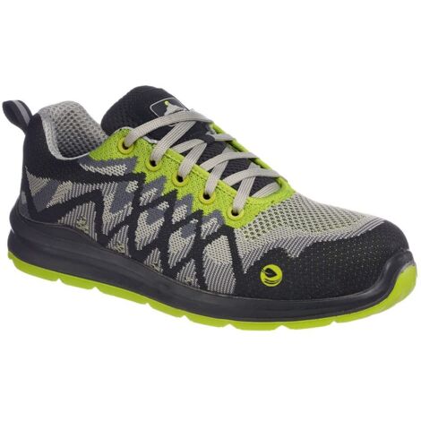 Chaussure de sécurité écologique Compositelite S1P - Taille 47 - Noir/Jaune - PORTWEST - FC08BKY47
