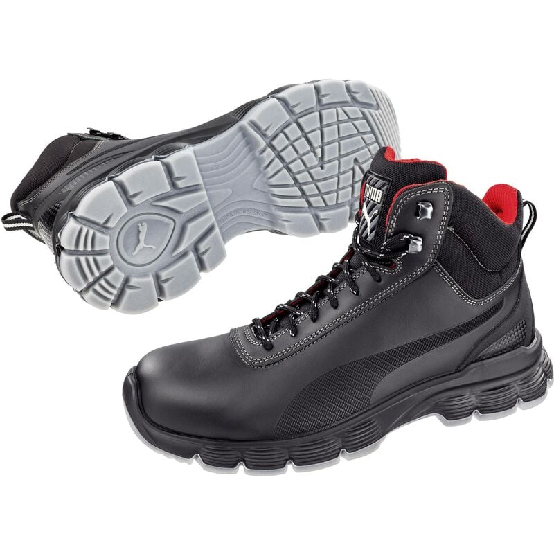Pioneer Mid esd src 630101-43 antistatique (esd) Chaussures montantes de sécurité S3 Pointure (eu): 43 noir 1 pc(s) S115181 - Puma