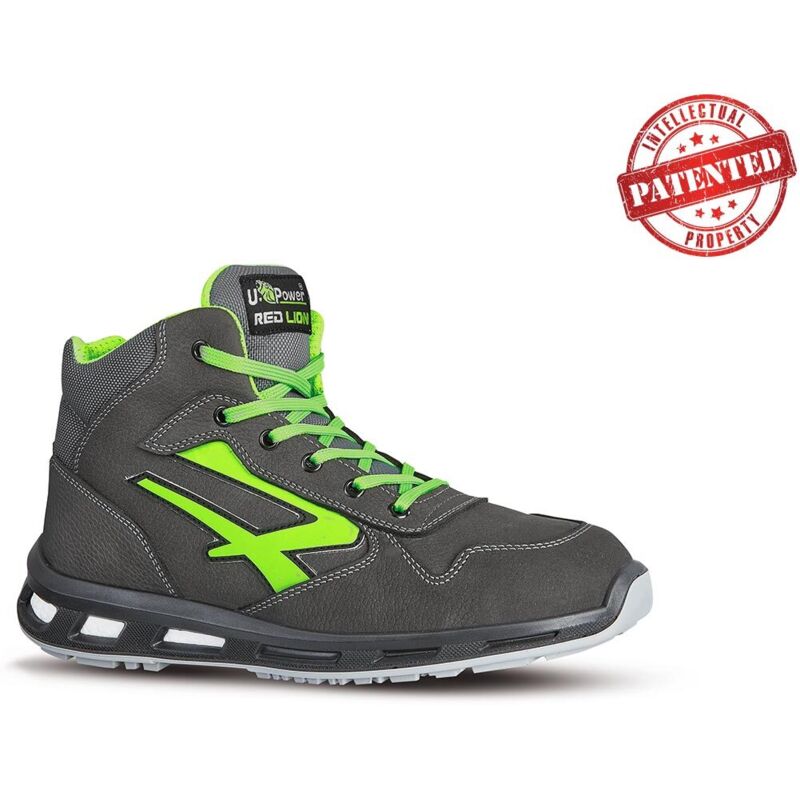 Chaussures de sécurité hautes hummer esd S3 ci src - Gris/Vert 44