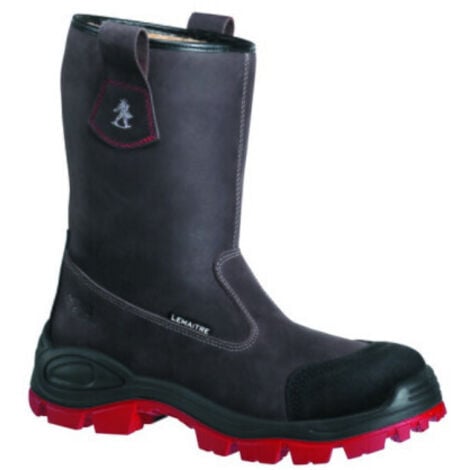 Chaussure de sécurité haute Lemaitre TENERE S3 Ci SRC pointure 43 semelle rouge tout terrain