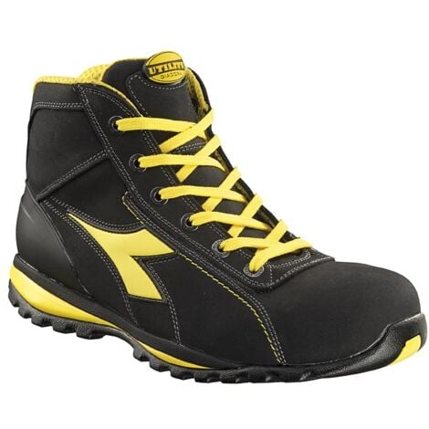 DIADORA Chaussures de sécurité hautes GLOVE S3S FO HRO - Noir/Jaune 43