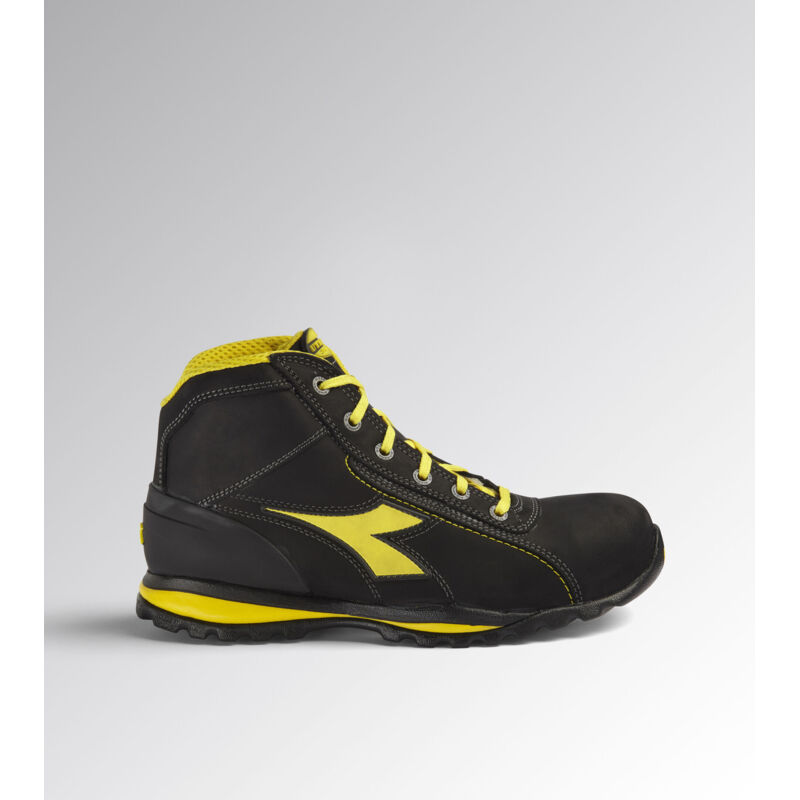 Chaussures de sécurité semi-montantes Diadora glove mid S3S Noir / Jaune 46
