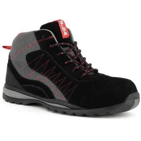 Chaussure de sécurité haute S1P HRO HI CI SRA MOUVEMENT noir/gris P46 - S24 - LEVANT-46