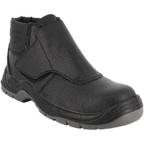 Chaussure de sécurité haute S1P SRC cuir grainé noir T42 - SINGER - ST280.42