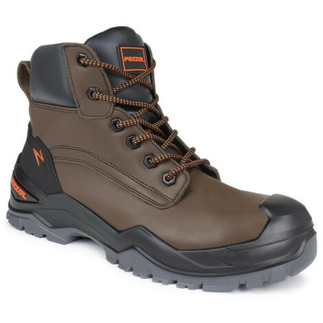 Chaussure de sécurité haute S3 Black Rock PEZZOL 222BB-01 - Marron foncé - 42