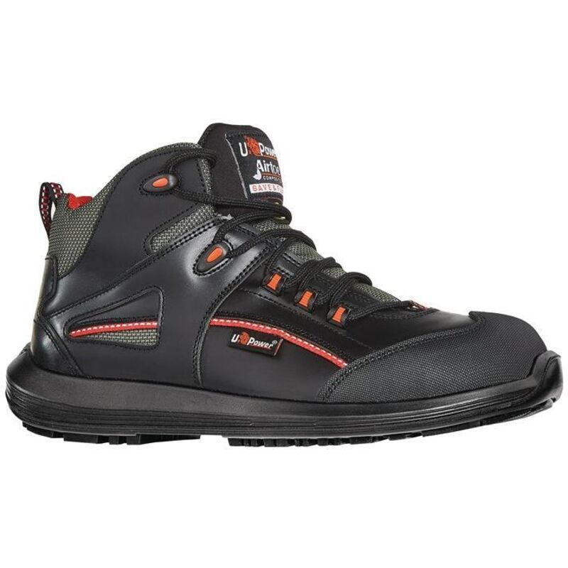U-power - Bottes de sécurité UPower Teak taille 40 noir / rouge - RR10304-40