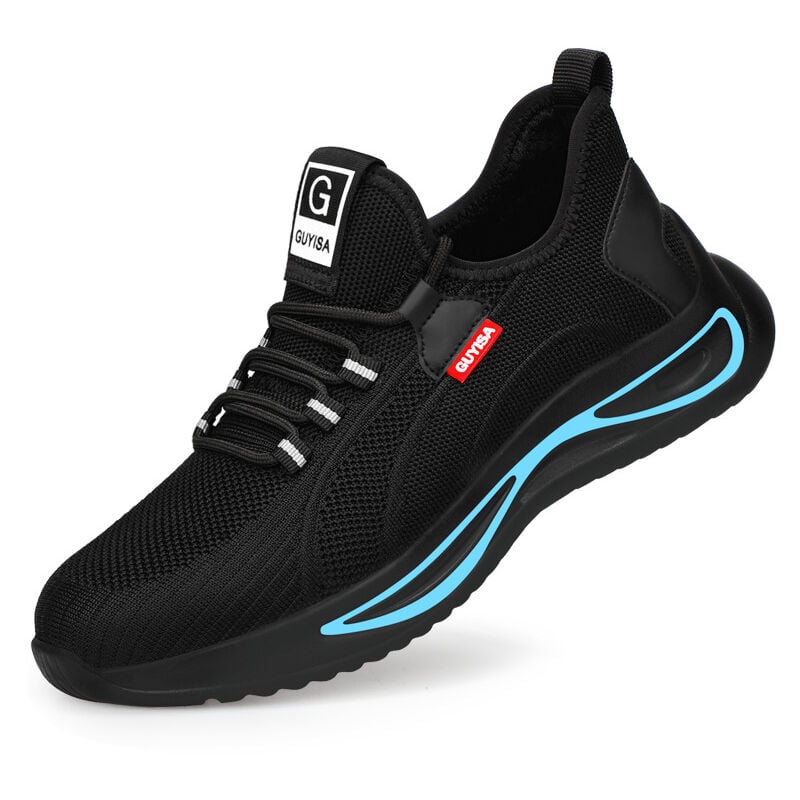 Chaussure de Sécurité Homme Chaussure de Travail Femme Baskets de Sécurité Léger Respirant Embout Acier Protection (40EU)