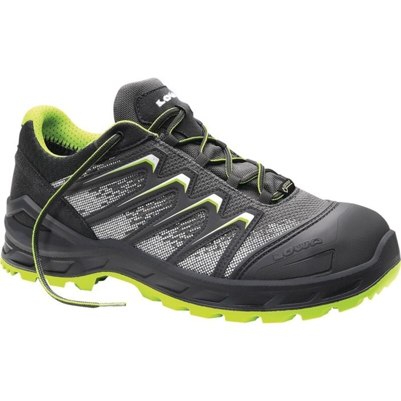 Chaussures de sécurité Larrox Work gtx grey Lo Taille 48 gris / vert - 5424-48 - Lowa