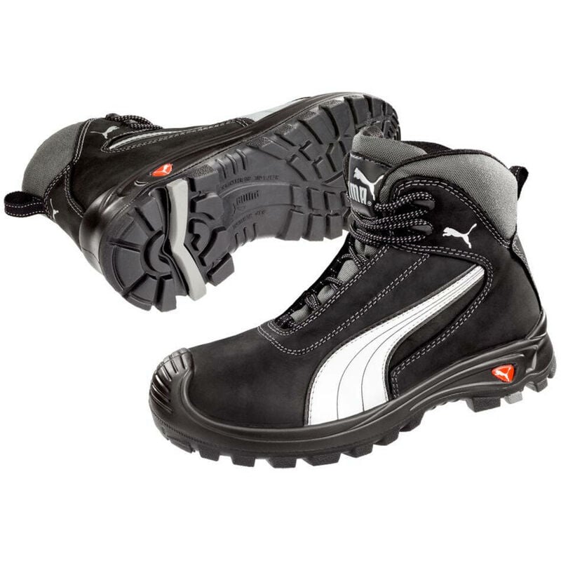 Puma - Chaussure de sécurité montante Cascades Mid 100% non métallique S3 src Noir 45 - Noir