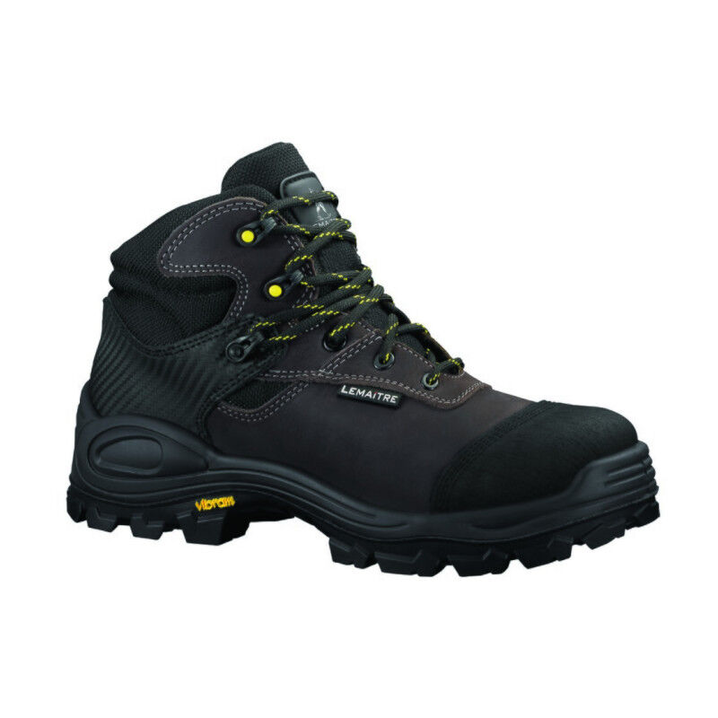 Chaussures de sécurité hautes vibram tiger btp S3 ci hi hro src Noir 43