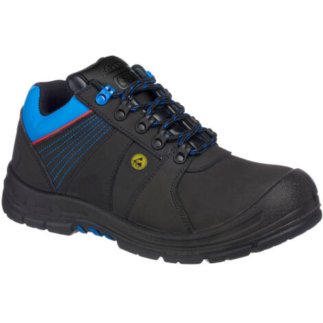 Chaussure de sécurité Portwest Compositelite Protector S3 ESD HRO couleur : Noir/Bleu taille 44 - PORTWEST
