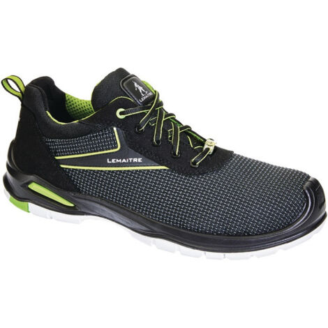 Chaussure de sécurité Ringo Taille 44 noir/vert S3 SRC ESD EN20345 Textil LEMAITRE