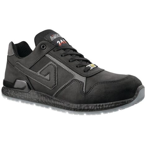 Chaussure de sécurité Roky taille 43 W. 11 noir S3 SRC ESD EN ISO 20345 cuir pull-up