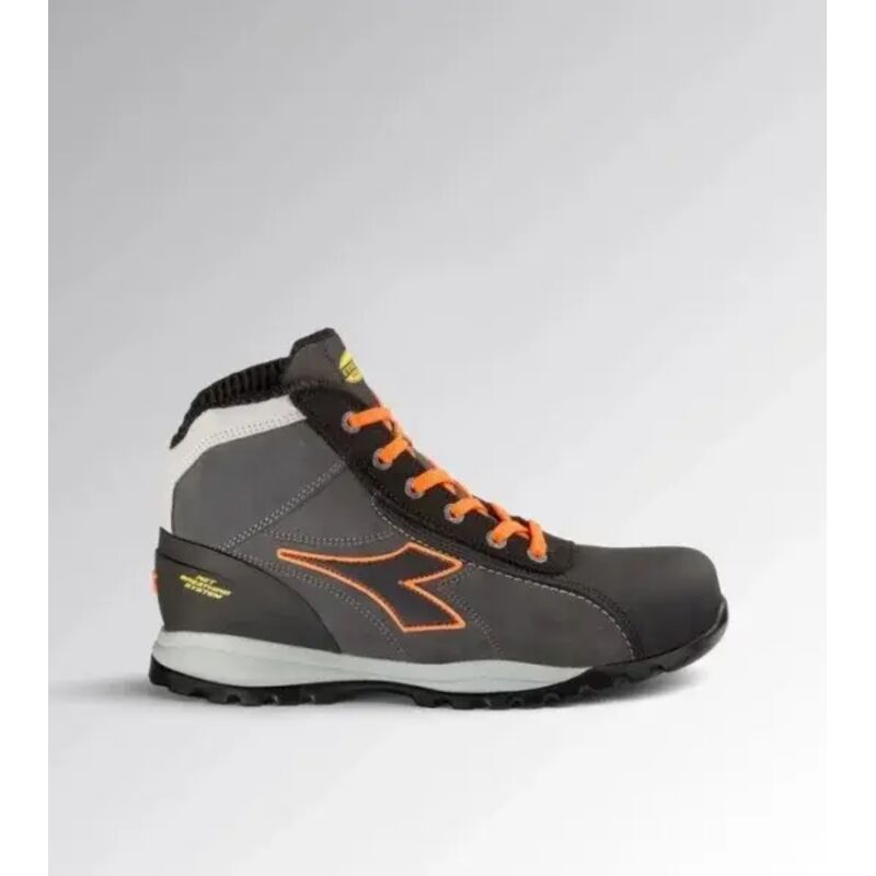 Chaussure de sécurité montante Geox Diadora glove tech high S3 esd - 45 (eu) - Anthracite/Orange