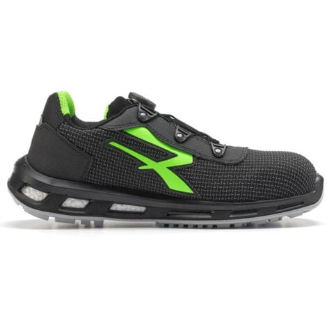 U-POWER Chaussures de sécurité basses MONSTER BOA ESD S3 CI SRC - Noir/Vert 43