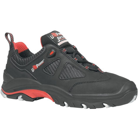 Chaussure de sécurité Torpedo taille 40 noir/rouge S3 SRC EN ISO 20345 cuir liss