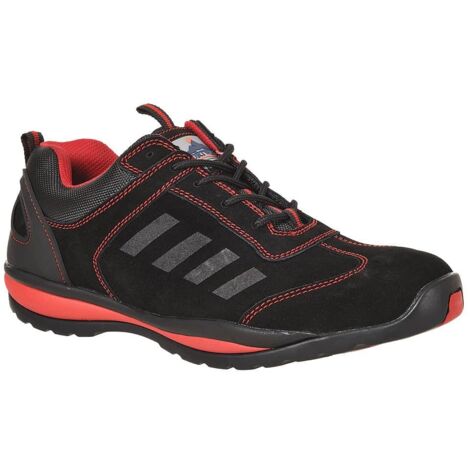 Chaussure de sécurité Trainer Lusum S1P HRO Steelite couleur : Rouge taille 36 - PORTWEST