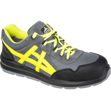Chaussure de sécurité Trainer MERSEY Steelite S1 couleur : Gris taille 43 - PORTWEST