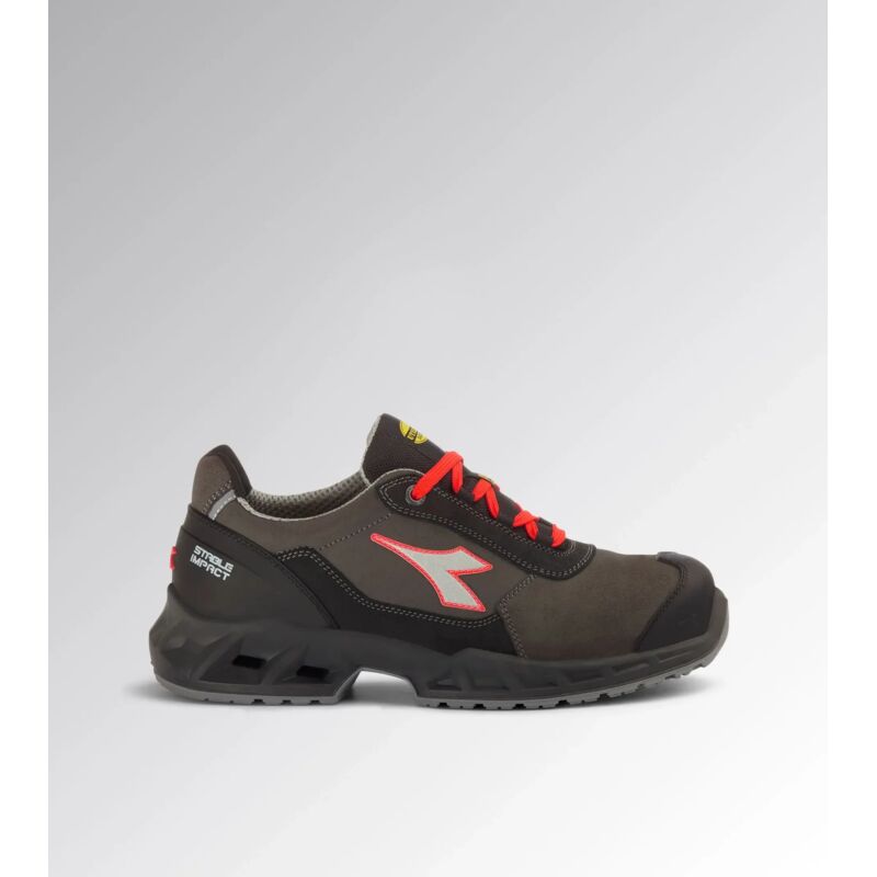Chaussures de sécurité Diadora Shark Stable Impact Leather Low S3 src esd - 43 (eu) - Noir / rouge