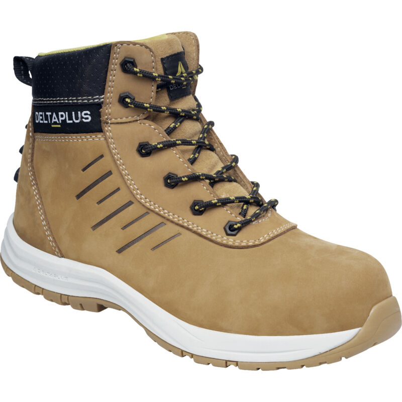 Chaussure haute de sécurité beige DELTA PLUS S3S SR SAGA2 - SAGA2S3SBE 43