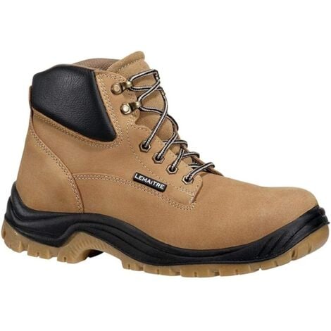 LEMAITRE CHAUSSURE HAUTE DODGE S3 SRC -T43 CUIRE NUBUCK CLAIR