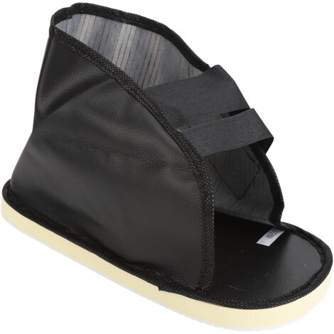 Chaussure médicale post-opérative en simili cuir réglable pour pied enflé ou blessé - Antidérapante et absorbante - Taille XL
