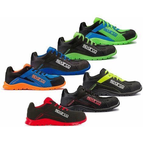 Chaussure sécurité homme Sparco Practice S1P SRC -  Noir / Bleu clair - 41 (EU)