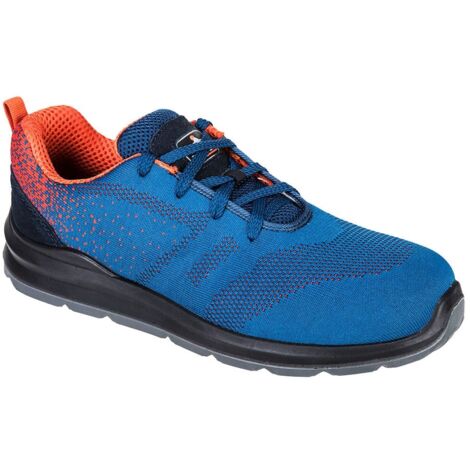 Chaussure Steelite Aire S1P couleur : Bleu/orange taille 37 - PORTWEST
