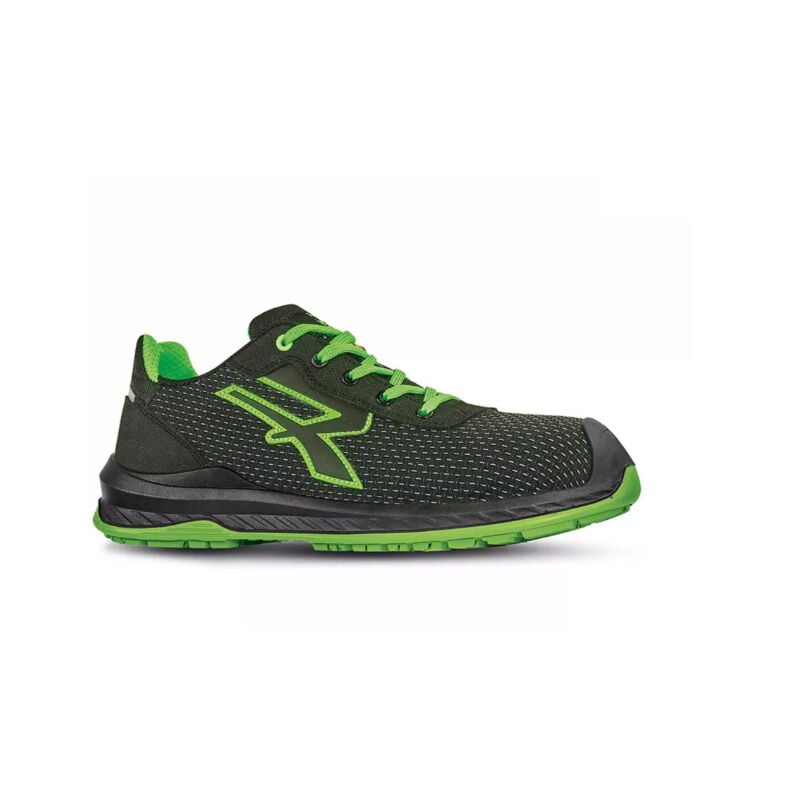 Chaussures de sécurité basses ISLAND UK ESD S3 CI SRC - Noir/Vert 39