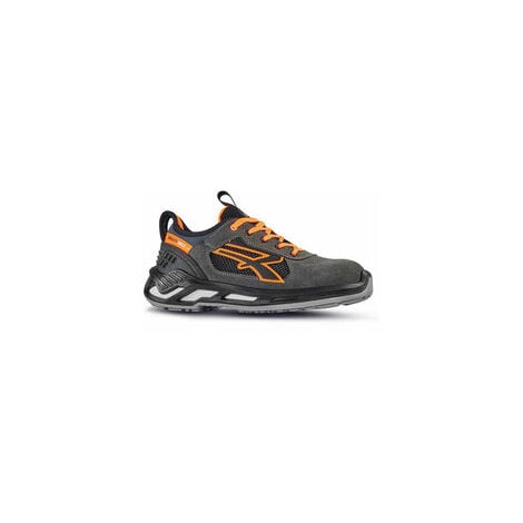 Chaussure de sécurité U-Power Ryder S1P SRC ESD - 45 (EU) - Anthracite/Orange